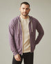 Men's Lightweight Full Zip - Black Plum